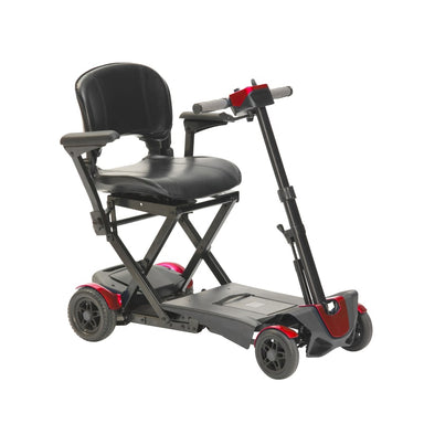 Drive Autofold Folding Mobility Scooter Red 1-min