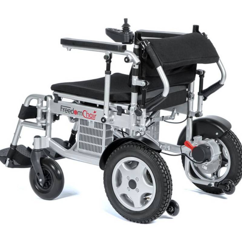 Freedom Electric Wheelchair - handles adjusted