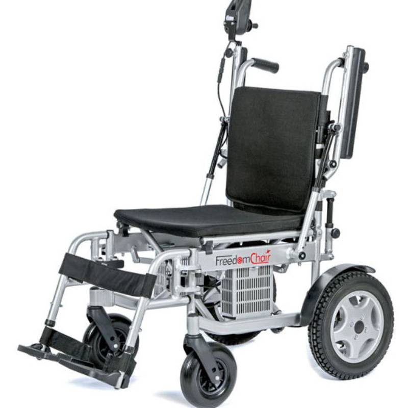 Freedom Electric Wheelchair - arms raised