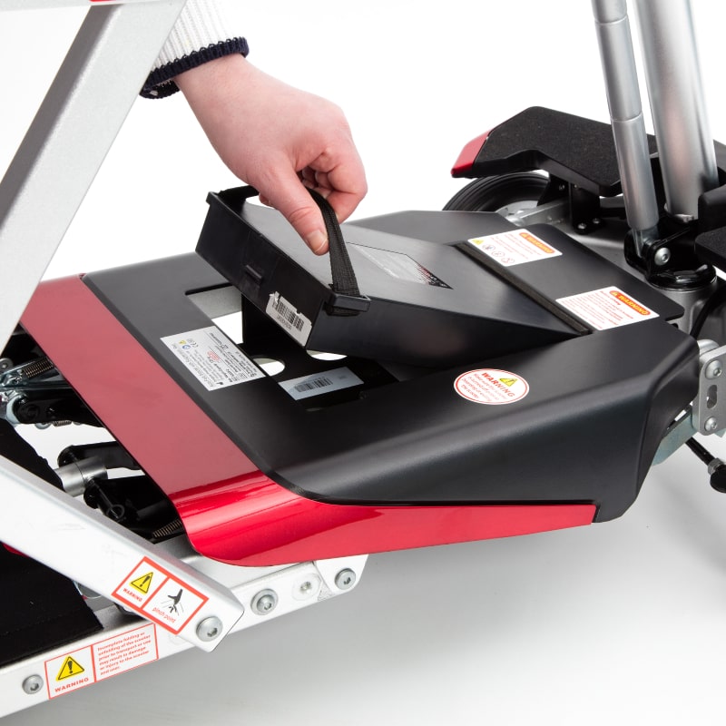 Autofold Elite Scooter Red 8 Battery-min
