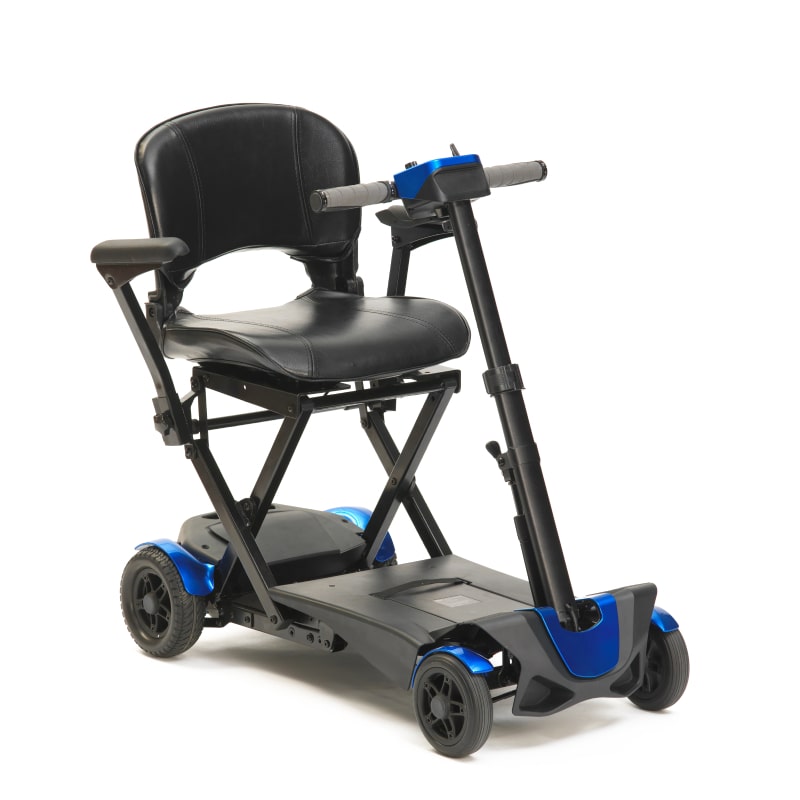 Drive Autofold Folding Mobility Scooter Blue 1-min