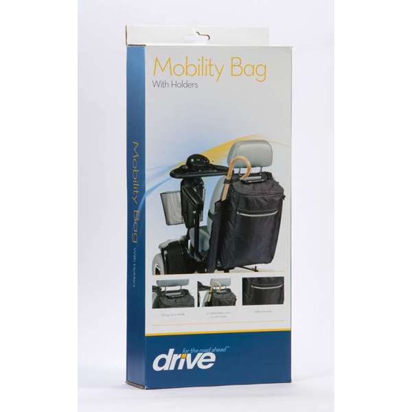 Drive DeVilbiss Mobility Bag with Crutch-Walking Stick Holders