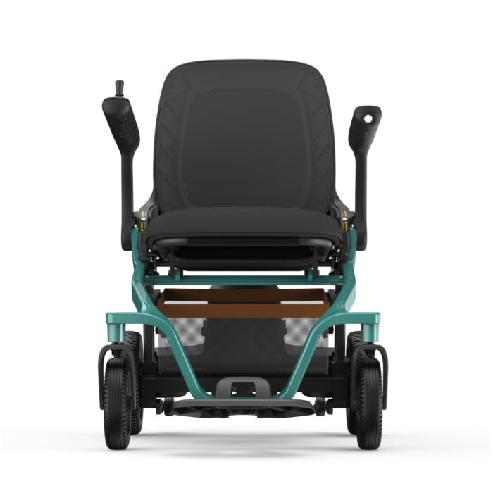 Robooter E40 Green Front Wheels Joystick View 