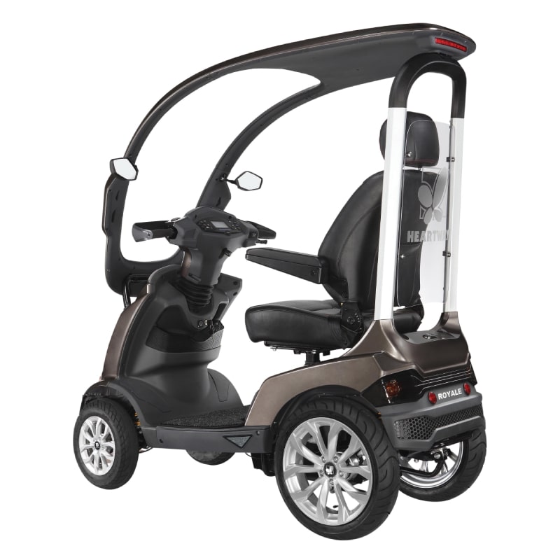 Royale 4 Sport Scooter - Seat and Steering View