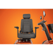 Savvy 8 - Gray seat and steering mechanism on an orange background