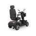 Scooterpac Savvy 8 Plus - Black mobility scooter on a white background