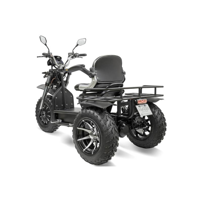 ScooterPac Invader Black Back Left 