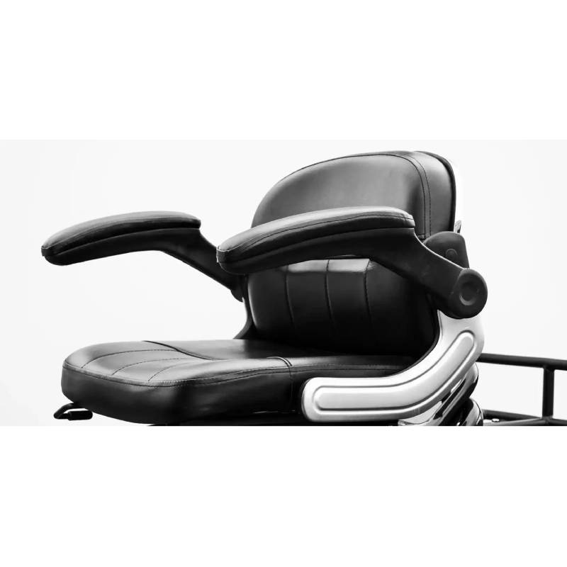 ScooterPac Invader Black Leather Seat Arm Rests