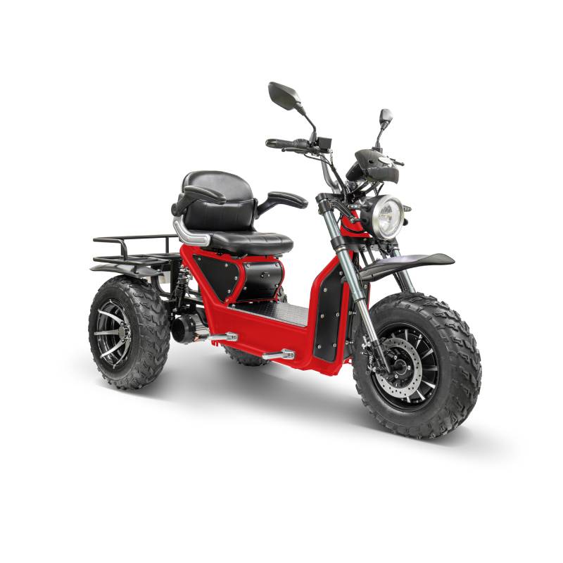 ScooterPac Invader Red Front Side