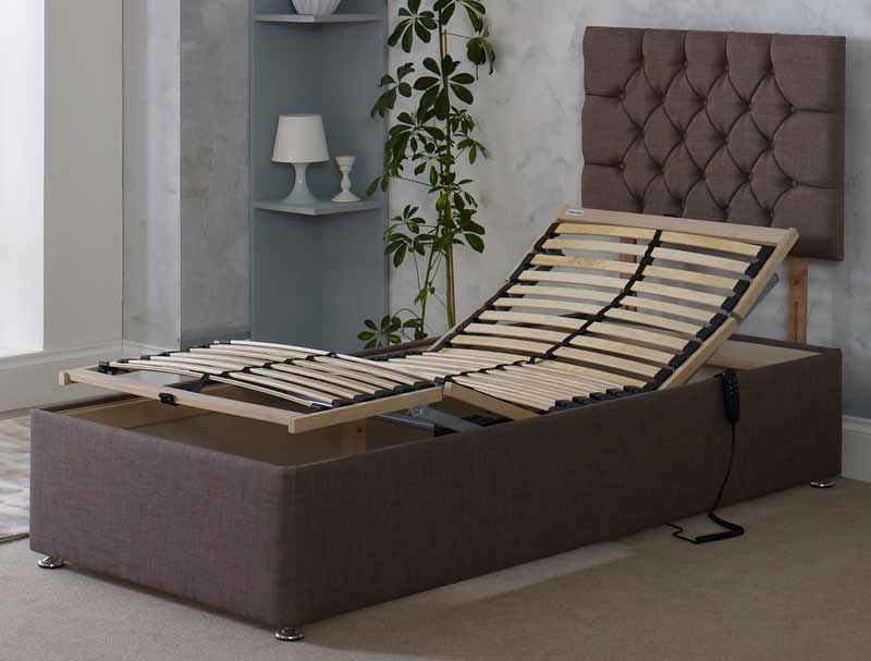 Drive DeVilbiss Adjustable Divan Bed with Reflex Foam Mattress